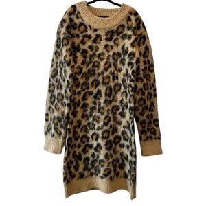 Harper Heritage Frankie by Francesca Leopard Sweater dress size Y10